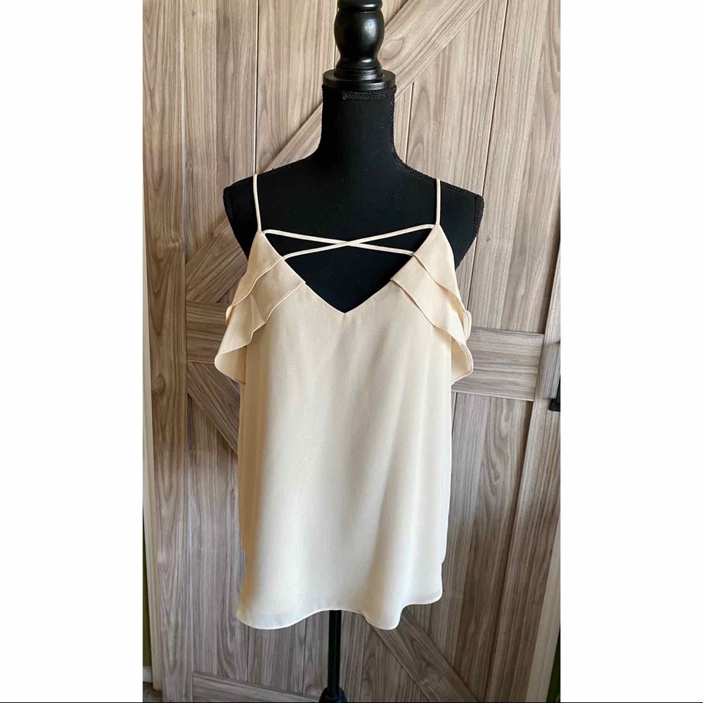 Naked Zebra tan colored cami